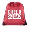 thumbnail image 1 of Cheer Bags, Pom Pom and Cheerleader drawstring Backpacks, Cheerleader Team bags, 1 of 2