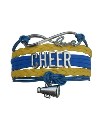 Children's (3) Cheerleading Stretch Bracelets. Ages 4 To 2024 8. Will Fit Everyone,Hypoallergenic-Safe,No Nickel,Lead,Or Cadmium In The Bracelets