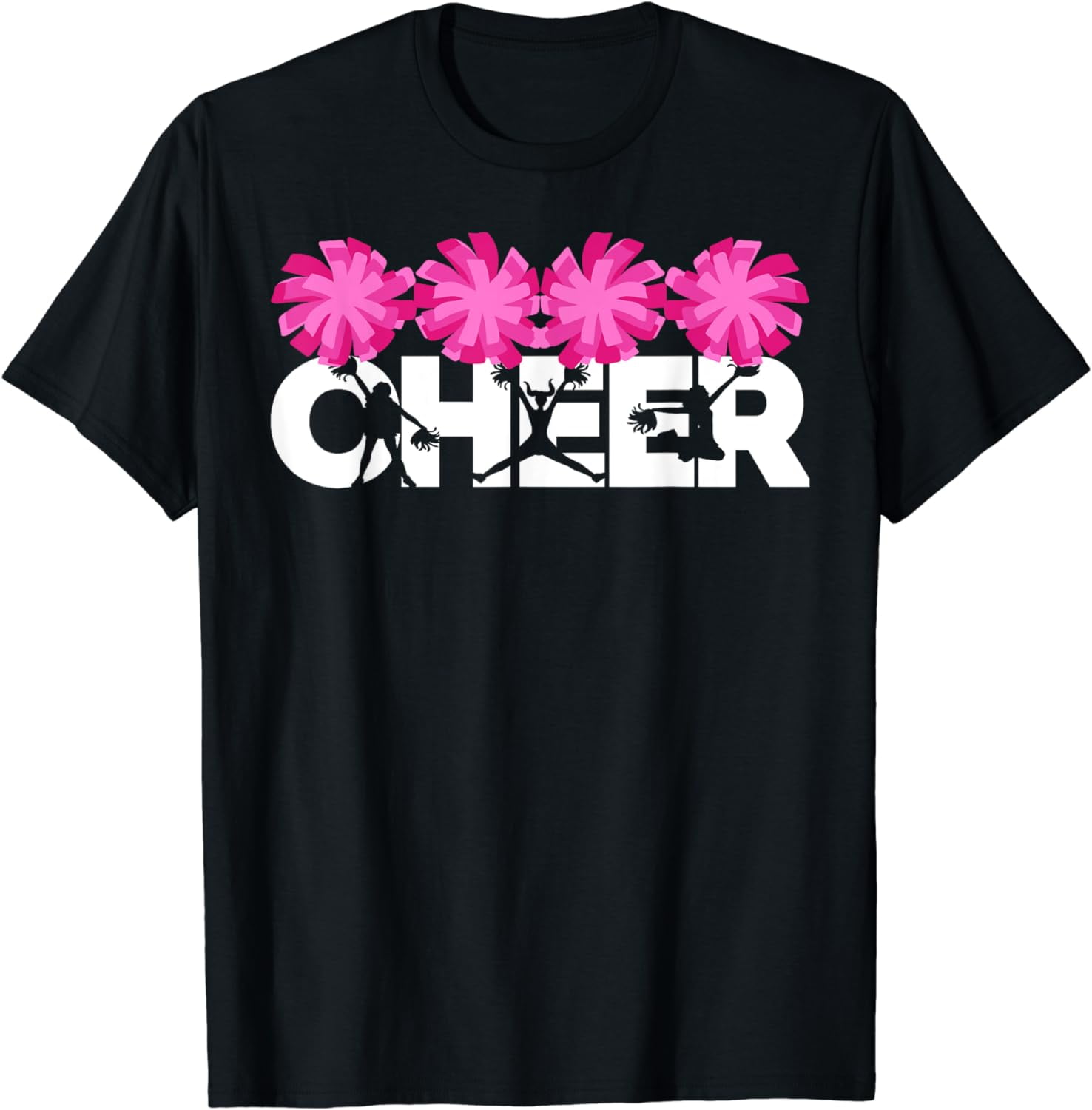 Cheer Cheerleader Cheering Squad Dancer Dancing Tumbling T-Shirt ...