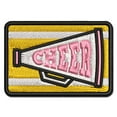 thumbnail image 1 of Cheer Cheerleading Fun Text Applique Multi-Color Embroidered Hook & Loop Patch - 2.5 Inch Small, 1 of 5