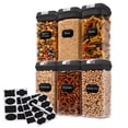 thumbnail image 1 of Cheer Collection 6 Piece Food Storsage Containers, 1.2L - Black, 1 of 5