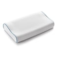 thumbnail image 1 of Cheer Collection Contour Memory Foam Pillow with Gel, 1 of 5