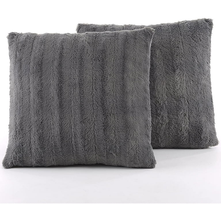26 x 26 faux fur pillows hotsell