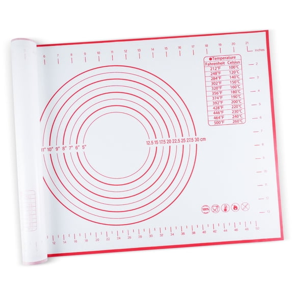 Cheer Collection Dough Pastry Baking Mat, 16" x 24"