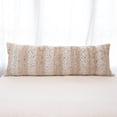 thumbnail image 1 of Cheer Collection Embossed Faux Fur Body Pillows 20" x 54" - Snow Leopard, 1 of 5