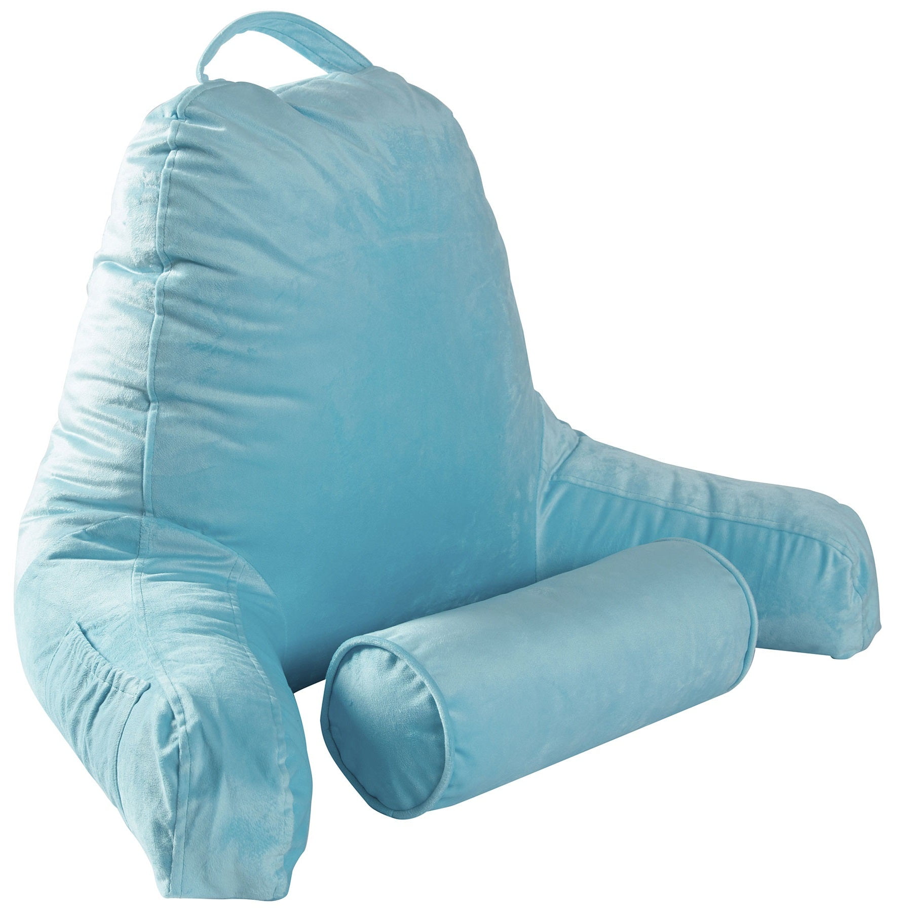 Sky Blue Microfiber TV and Reading Pillowcase Set