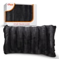 thumbnail image 1 of Cheer Collection Faux Fur Throw Pillow Cover, 1 of 5
