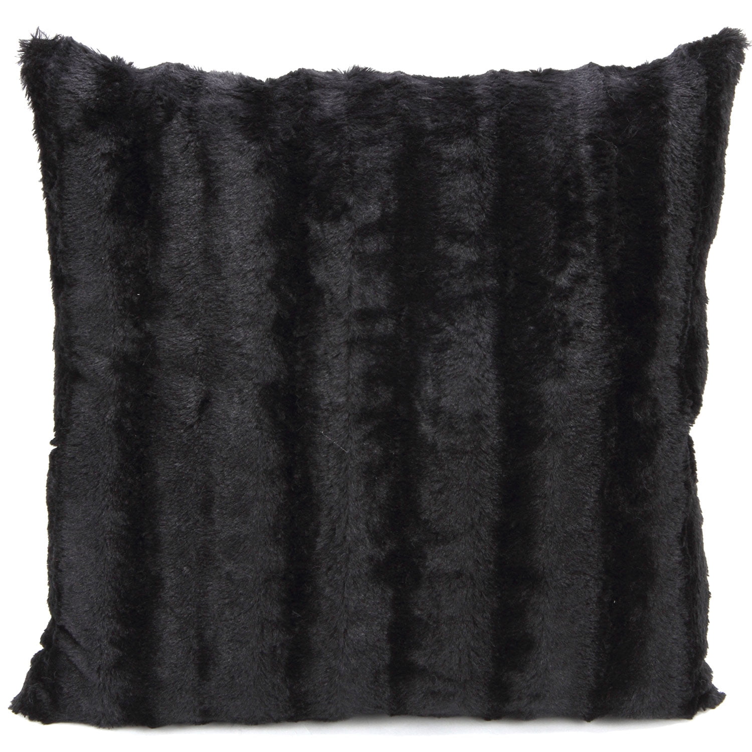 Black fluffy throw pillows online