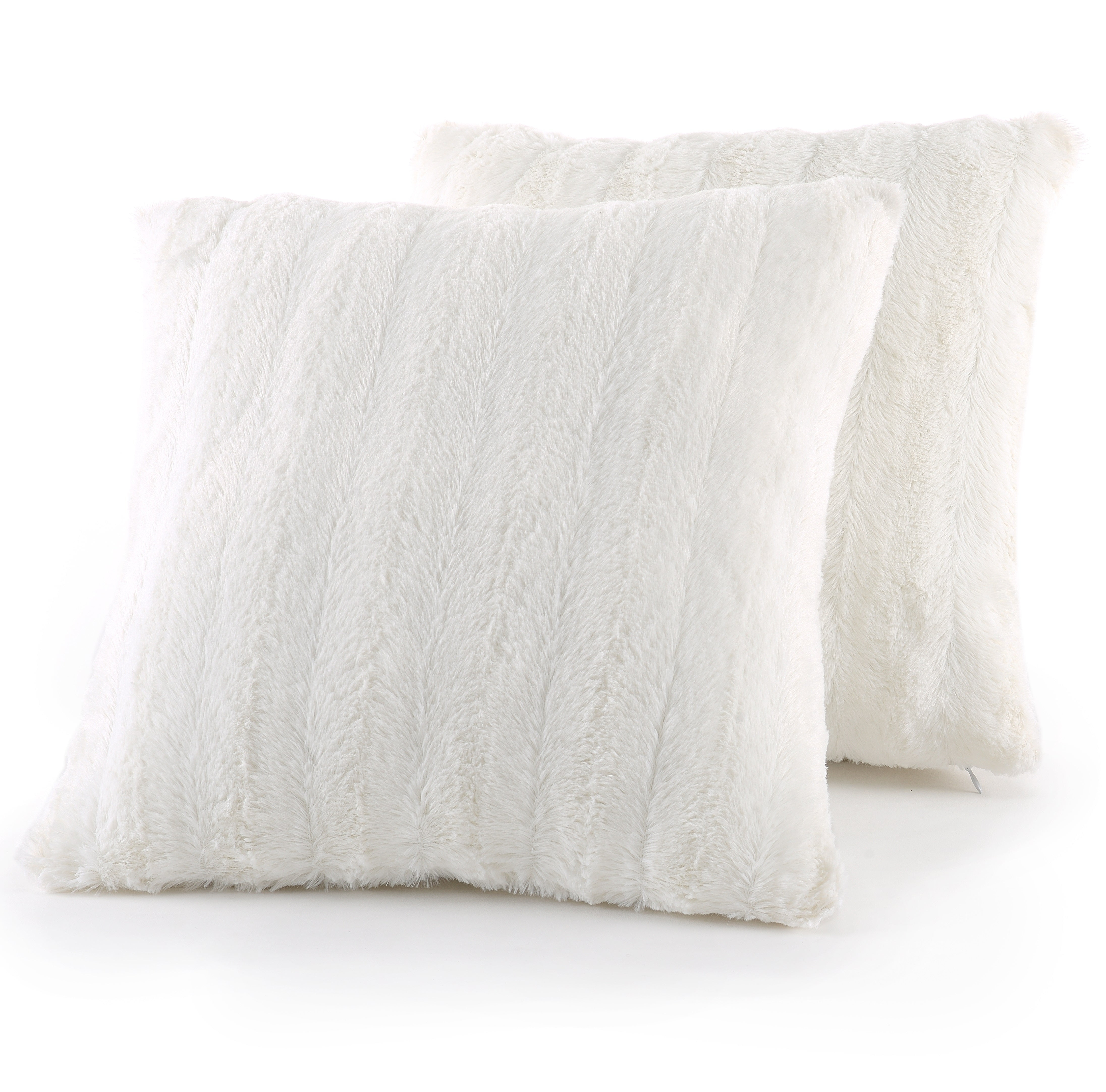 Faux Fur Throw Pillow (Set of 2)