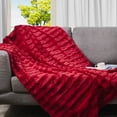 thumbnail image 1 of Cheer Collection Faux Fur to Microplush Reversible Throw Blanket, 1 of 5