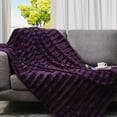 thumbnail image 1 of Cheer Collection Faux Fur to Microplush Reversible Throw Blanket, 1 of 5