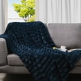 thumbnail image 1 of Cheer Collection Faux Fur to Microplush Reversible Throw Blanket, 1 of 5