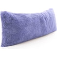 thumbnail image 1 of Cheer Collection Shaggy Hair Long Body Pillow, 1 of 8
