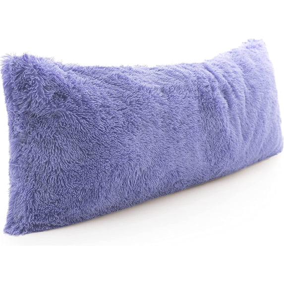 Cheer Collection Shaggy Hair Long Body Pillow