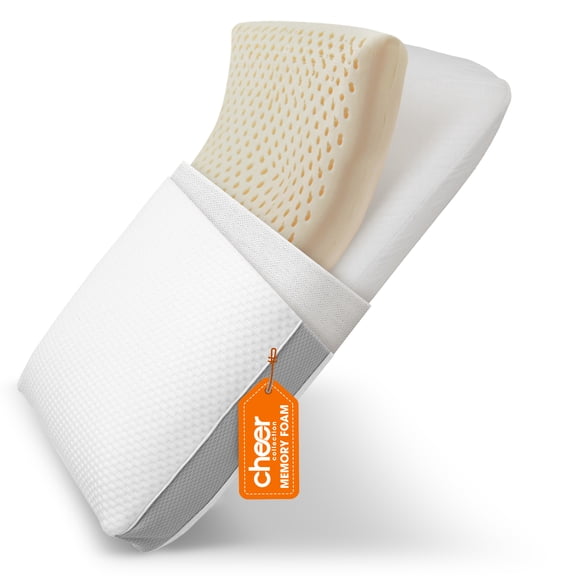 Cheer Collection Luxurious Dual-Sided Standard Sleeping Pillow (Memory Foam)