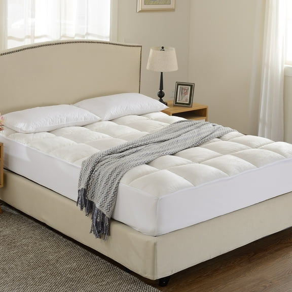 Cheer Collection Mattress Topper Pad and Mattress Protector