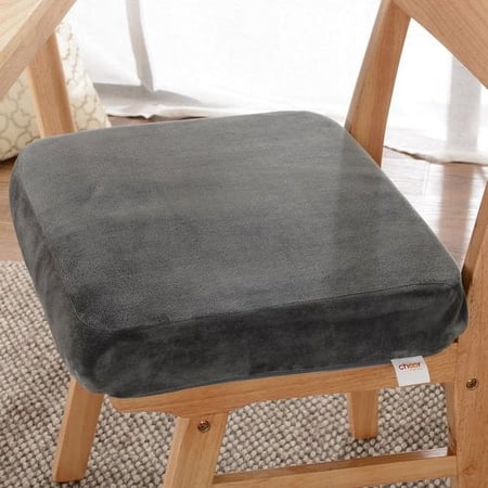 Cheer Collection Memory Foam Seat Cushion Extra Large Chair Pad with Removable Washable Cover