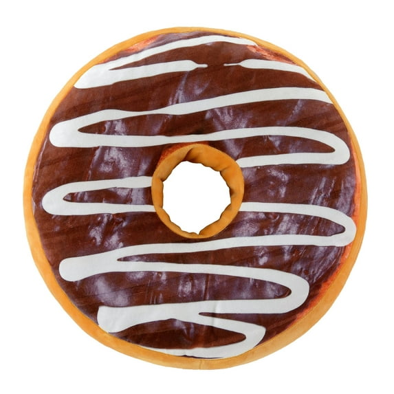 Cheer Collection Reversible Plush Donut Throw Pillow