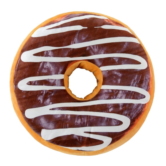 Cheer Collection Reversible Plush Donut Throw Pillow