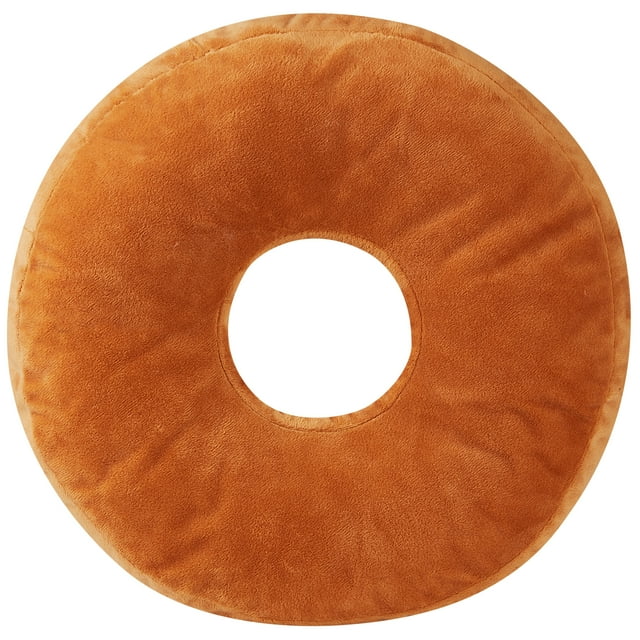 Cheer Collection Round Donut Pillow Super Soft Microplush Doughnut