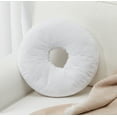 thumbnail image 1 of Cheer Collection Round Donut Pillow - Super Soft Microplush Doughnut Pillow and Comfy Seat Cushion for Kids and Adults, 1 of 5