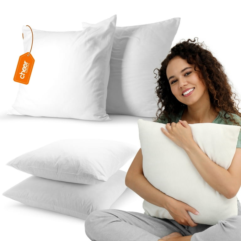 Cheer Collection Set of Decorative Accent Throw Pillows and