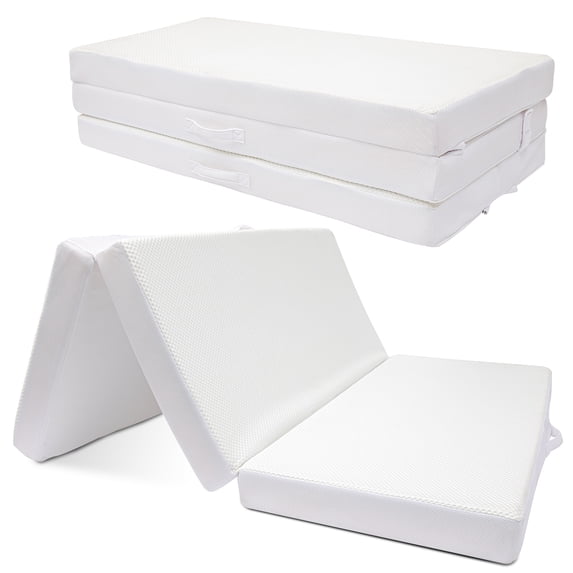 Cheer Collection Tri-fold 4" Folding Mattress - Full