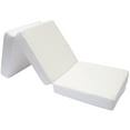 thumbnail image 1 of Cheer Collection Tri-fold 4" Folding Mattress with 1" Gel Infused Memory Foam - 75" x 25" (Single), 1 of 5
