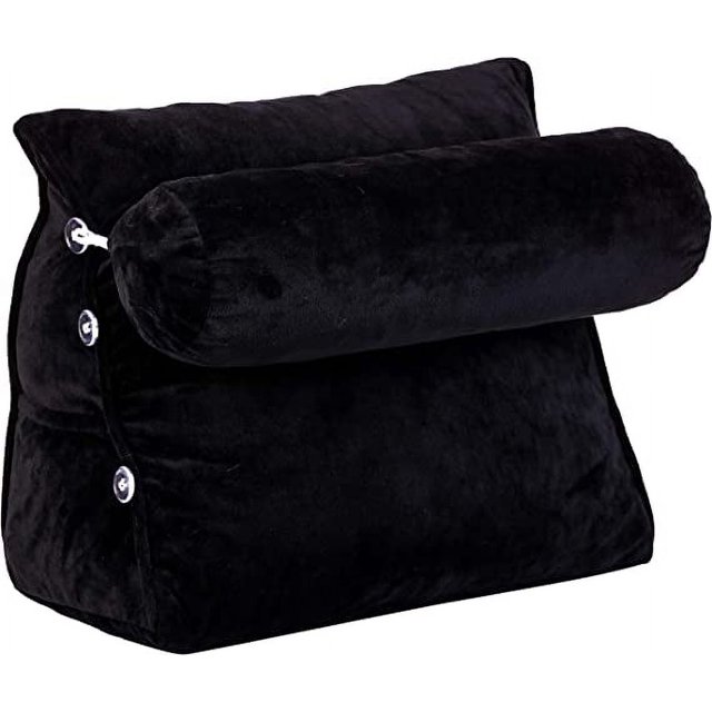 Cheer Collection Wedge Pillow with Detachable Bolster & Backrest