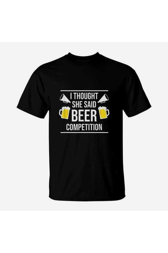 Cheer Dad Beer Competition Cheerleading TShirt