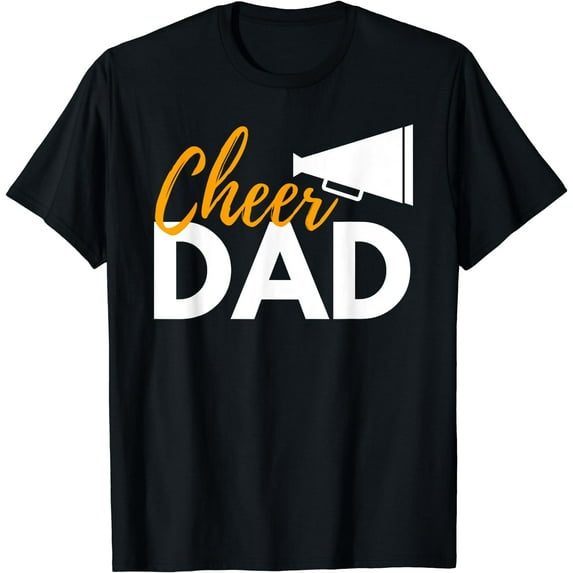 Cheer Dad - Cheerleading Cheerleader Dad Cheer Competition T-Shirt Black Large