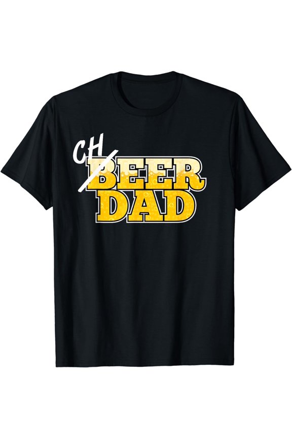 Cheer Dad T Shirt Father's Day Beer Cheerleading Gift Idea