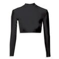 thumbnail image 1 of Cheer Fantastic Turtleneck Midriff Black YOUTH MEDIUM, 1 of 1