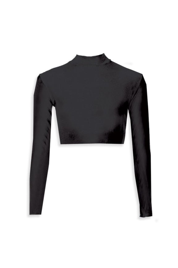 Turtleneck Midriff Black YOUTH SMALL