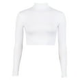thumbnail image 1 of Cheer Fantastic Turtleneck Midriff White Ladies Medium, 1 of 1