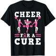 thumbnail image 1 of Cheer For A Cure Breast Cancer Cheerleader T-Shirt, 1 of 3