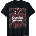 thumbnail image 1 of Cheer G-Ma Grandma Bow Sport Cheerleader Cheerleading Maroon T-Shirt , Vintage T-Shirt, 1 of 2