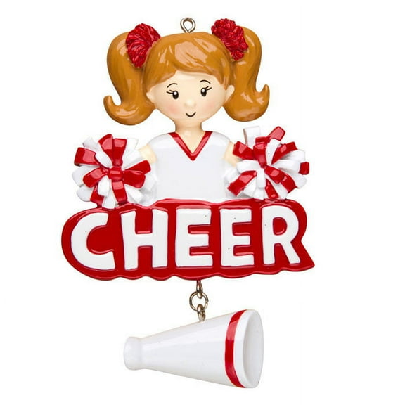 Cheer Girl Personalized Christmas Ornament DO-IT-YOURSELF
