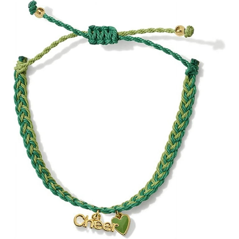 Beaded Bracelets Cheer Charm Bracelet Cheer Gold Charm Bracelet