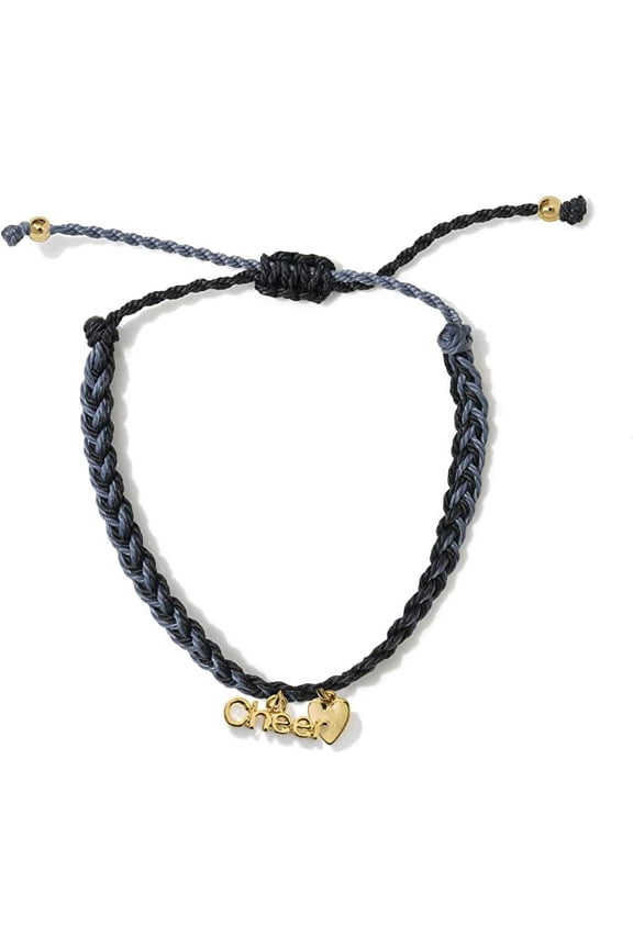 Cheer Gold Charm Bracelet 100% Waterproof Adjustable Friendship Jewelry Gift Teams