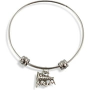 Cheer Leader Mom Megaphone Fancy Bangle