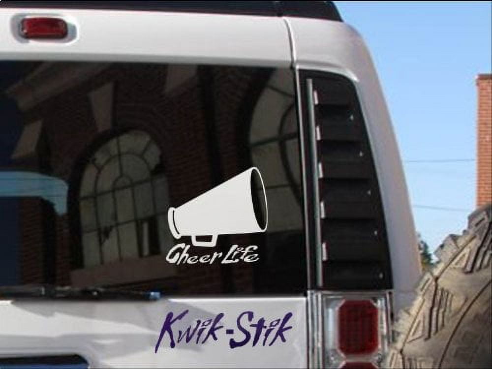 Cheer Life sticker decal cheerleading gymnastics window car truck coach ...