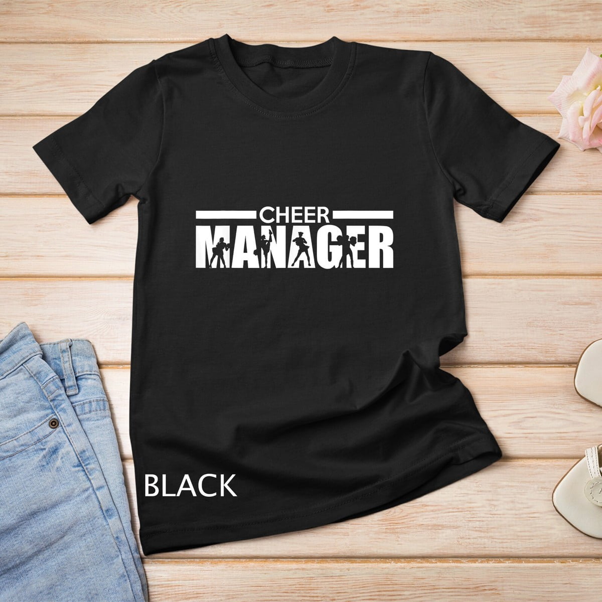 Cheer Manager Cheerleading Trendy Graphic Tee Shirt for Men and Women ...