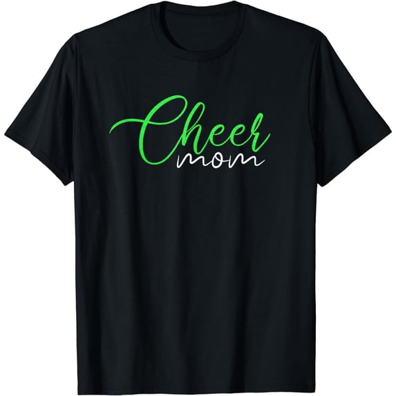Cheer Mom Bright Neon Green Allstar Competition T-Shirt