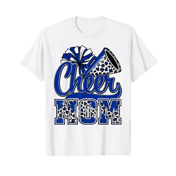 Cheer Mom Cheerleader Mom Cheer Mama Biggest Fan Mothers Day T-Shirt