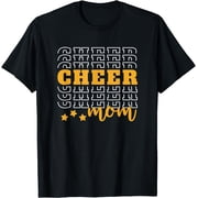 Cheer Mom / Cheerleading Mother Competition Parents Support T-Shirt Black Medium