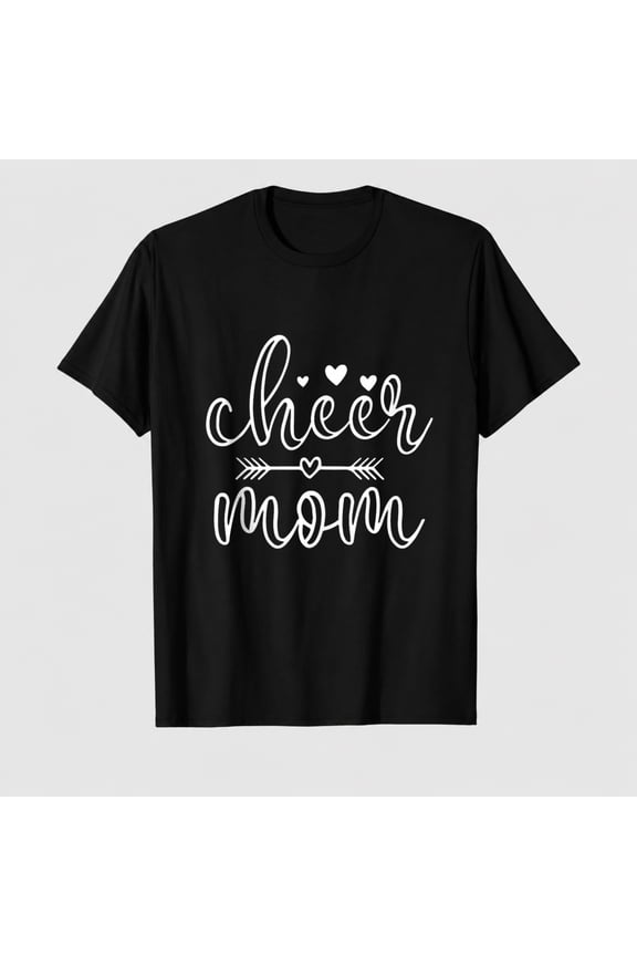 Cheer Mom Crew-Neck T-shirt