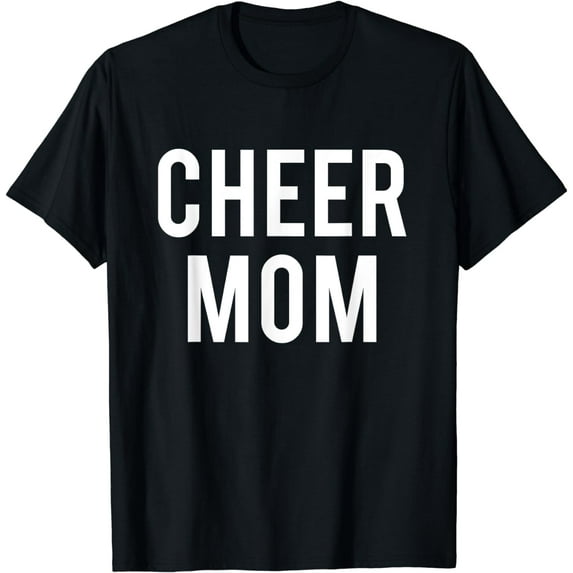 Cheer Mom Cute Slogan Printed T-Shirt T-Shirt