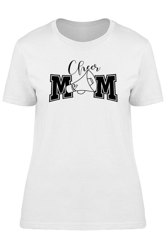 Cheer Mom Design T-Shirt Women -Image by Shutterstock, Female Medium