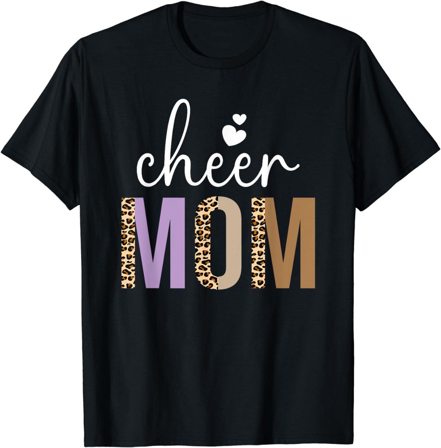 Cheer Mom Leopard Cheerleader For Women Mothers Day T-Shirt - Walmart.com